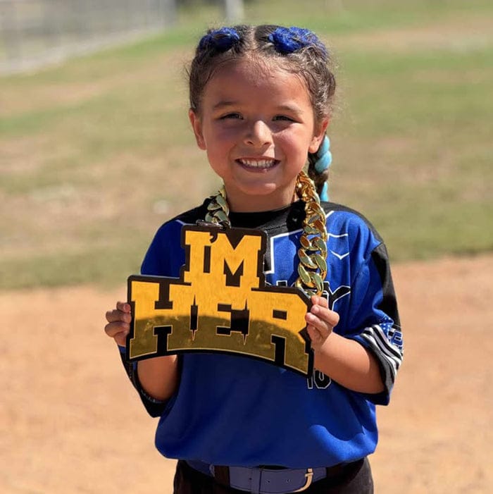 TrophySmack I'm Her Gold Necklace