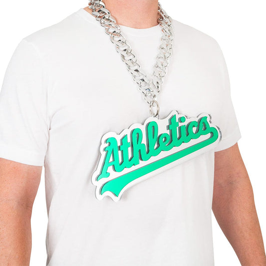 TrophySmack Las Vegas Athletics Script Logo MLB Chromatic Chain