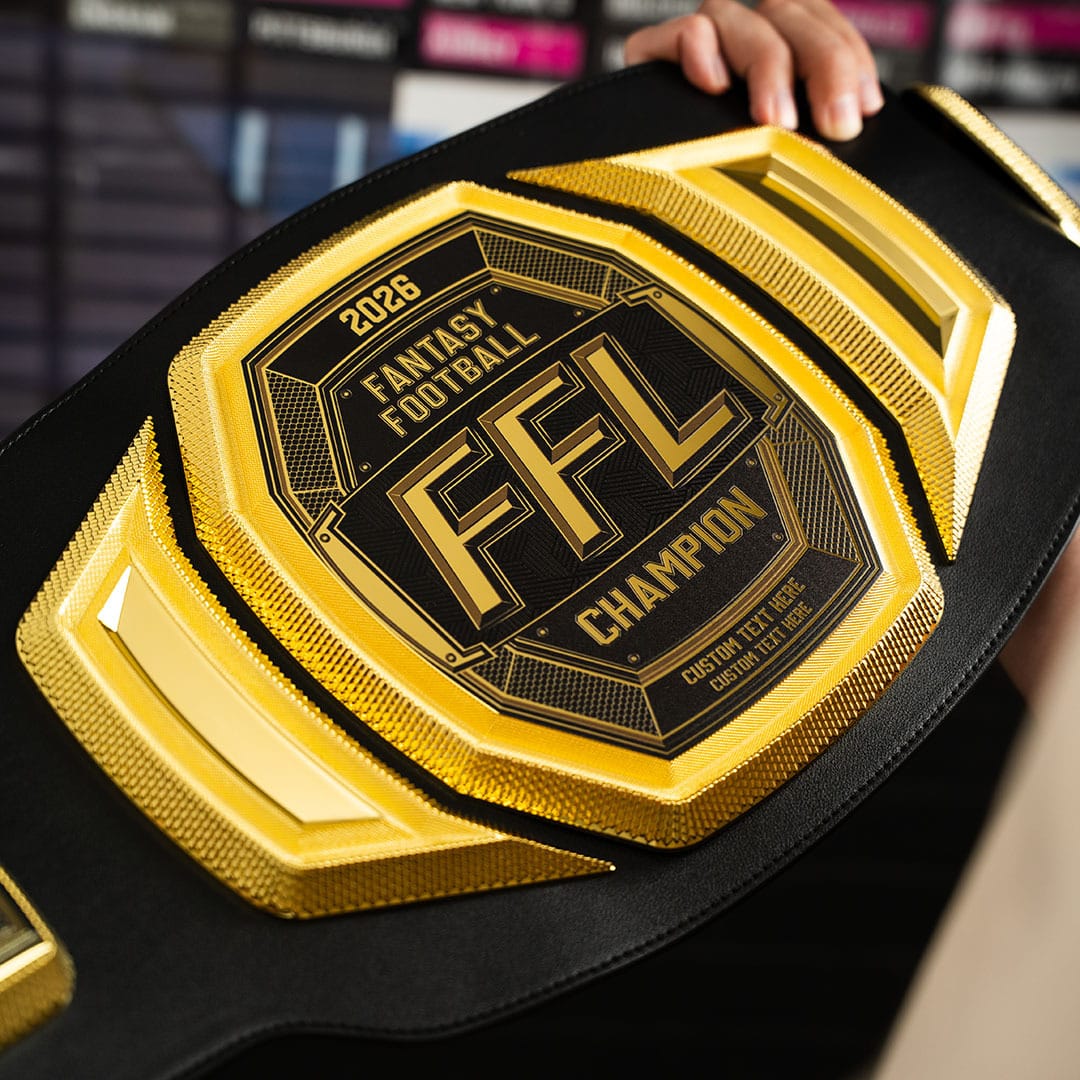 TrophySmack Legendary 6lb Fantasy Football Custom Championship Belt
