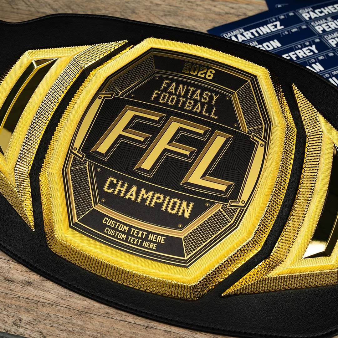 TrophySmack Legendary 6lb Fantasy Football Custom Championship Belt