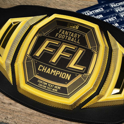 TrophySmack Legendary 6lb Fantasy Football Custom Championship Belt