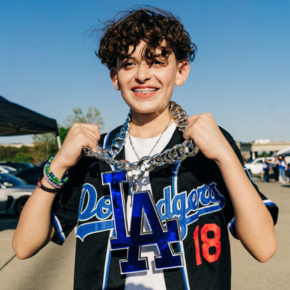 TrophySmack Los Angeles Dodgers MLB Chromatic Turnover Chain