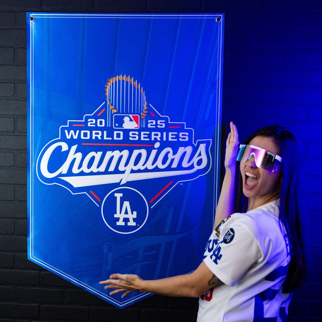 TrophySmack Los Angeles Dodgers MLB World Series Champion Banner