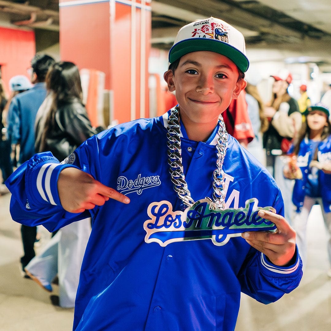 TrophySmack Los Angeles Dodgers Script Logo MLB Chromatic Chain