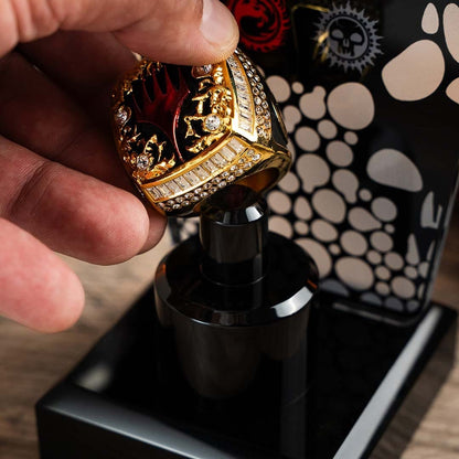 TrophySmack Magic: The Gathering Championship Ring and Display Bundle