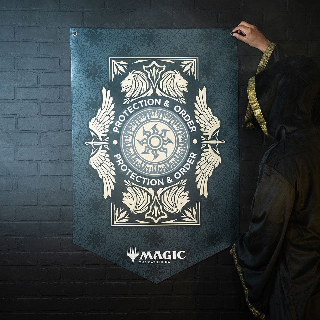 banner cards mtg Magic: The Gathering – Protection & Order White Mana Banner