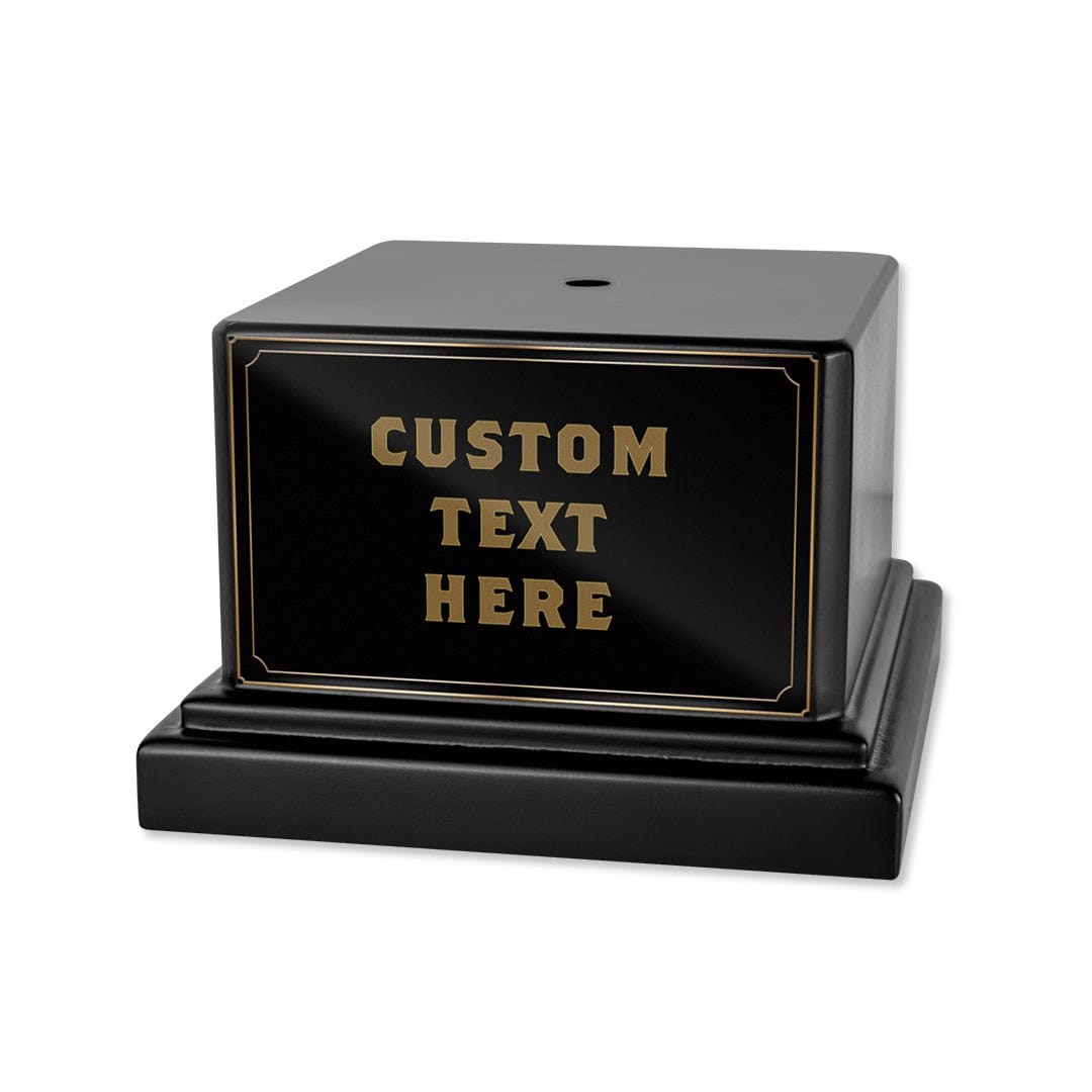 Custom Trophy Box Mini Square Base - No Topper - TrophySmack