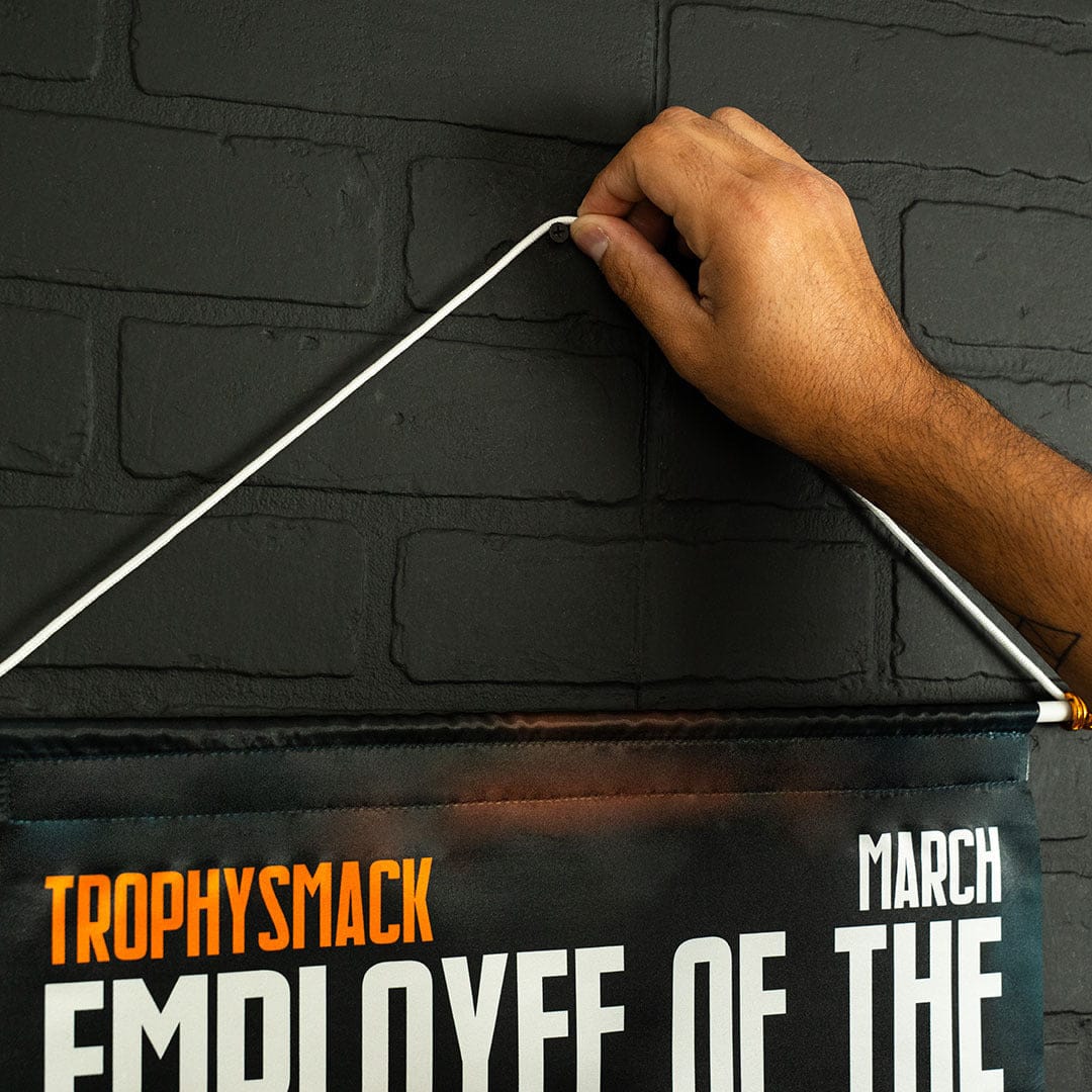 TrophySmack Modern Employee Of the Month Banner