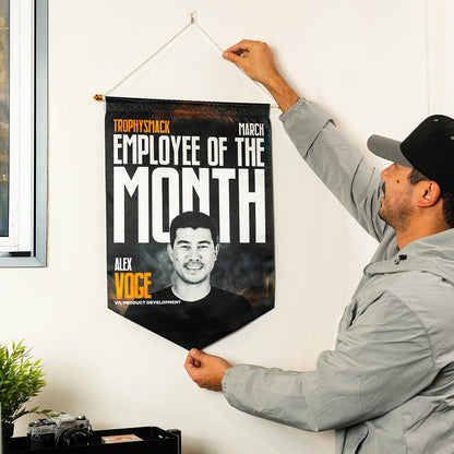 TrophySmack Modern Employee Of the Month Banner