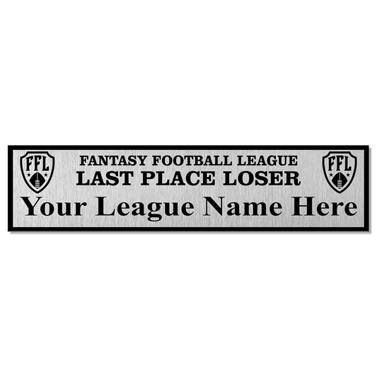 TrophySmack Perpetual League Plate - Loser