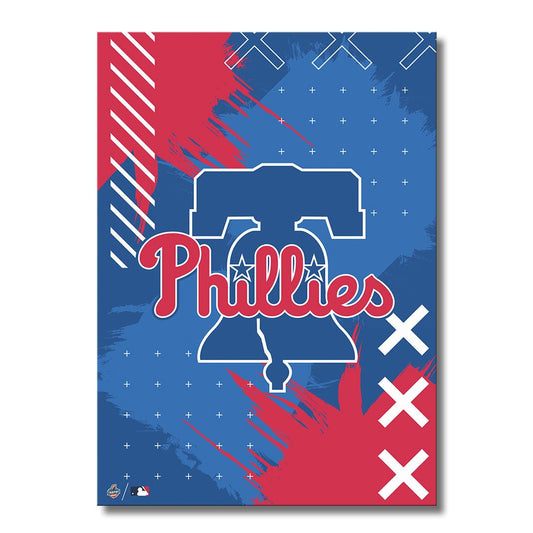 TrophySmack Philadelphia Phillies Stitch Logo - Metal Wall Art