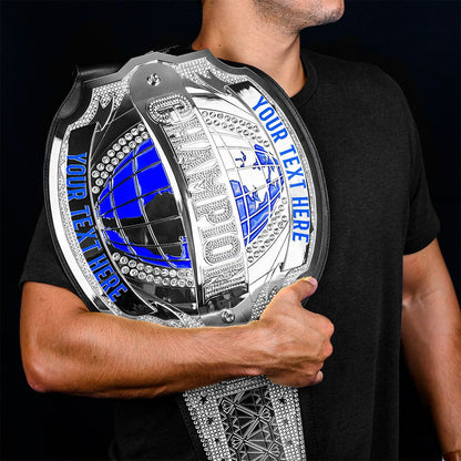 TrophySmack Platinum Ultimate Blinged-Out Championship Belt
