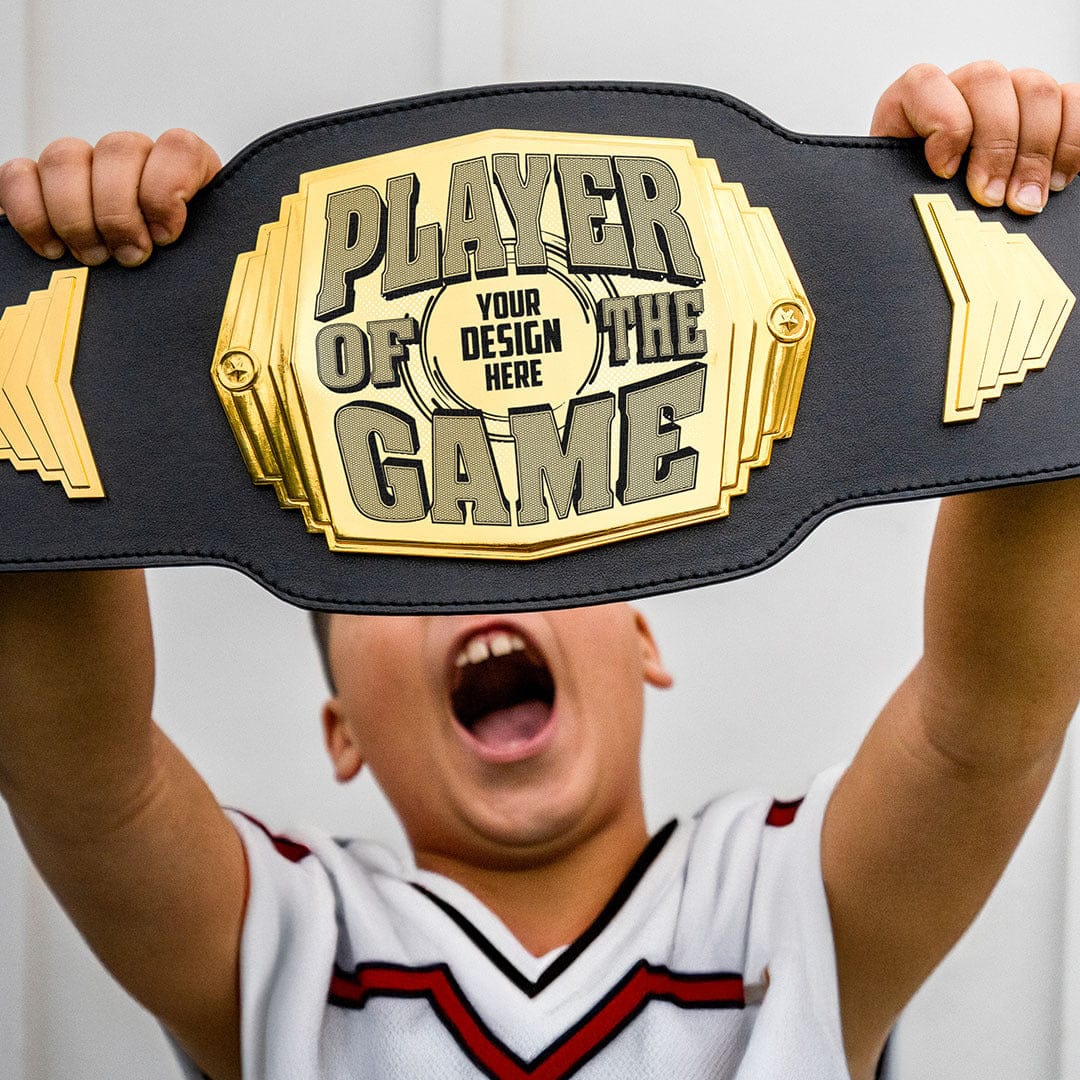 TrophySmack Player of The Game 2lb Custom Championship Youth Belt
