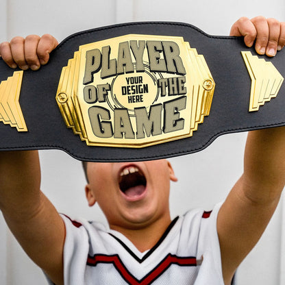 TrophySmack Player of The Game 2lb Custom Championship Youth Belt