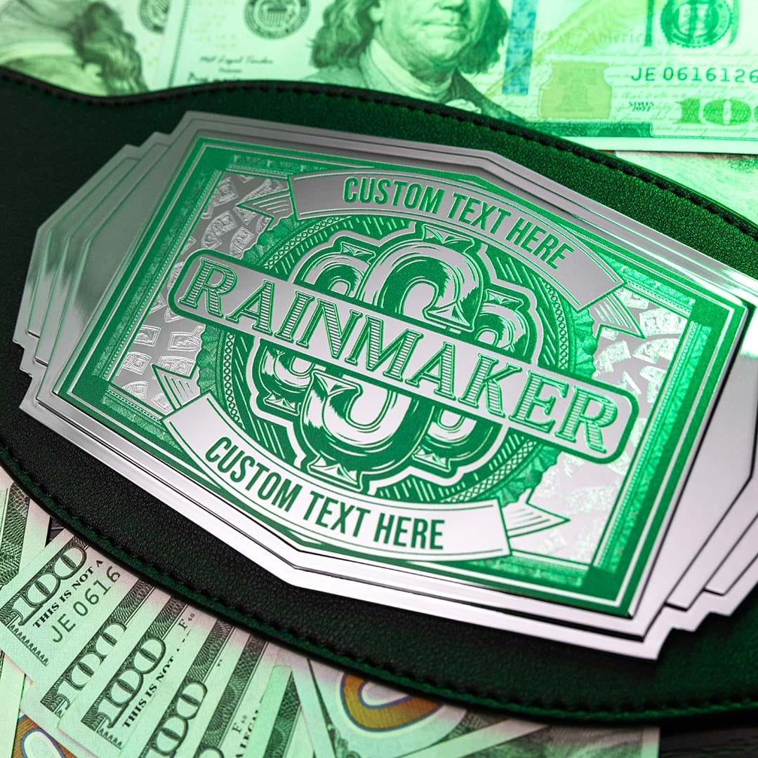 TrophySmack Rainmaker Custom 1lb Championship Belt