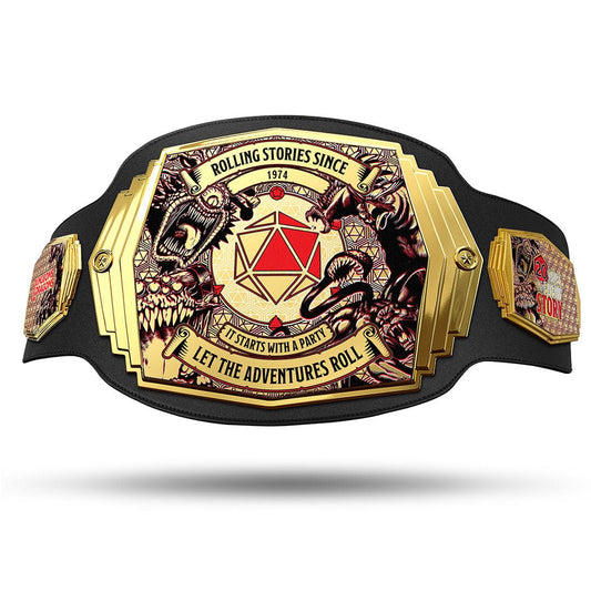 TrophySmack Rolling Stories D&D Campaign Completion Belt