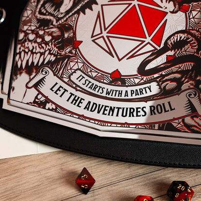 TrophySmack Rolling Stories D&D Campaign Completion Belt