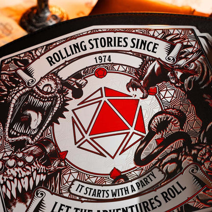 TrophySmack Rolling Stories D&D Campaign Completion Belt