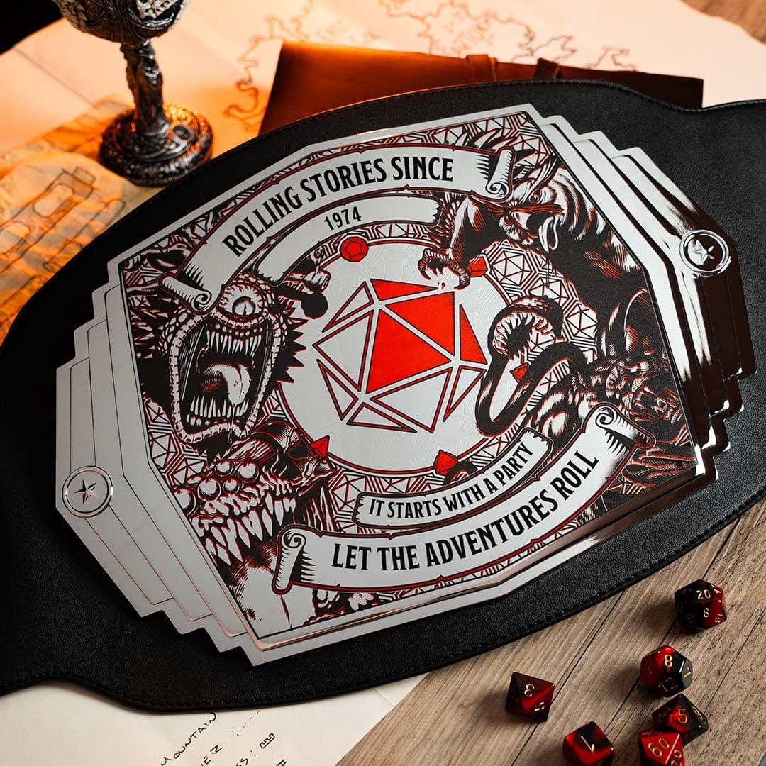 TrophySmack Rolling Stories D&D Campaign Completion Belt