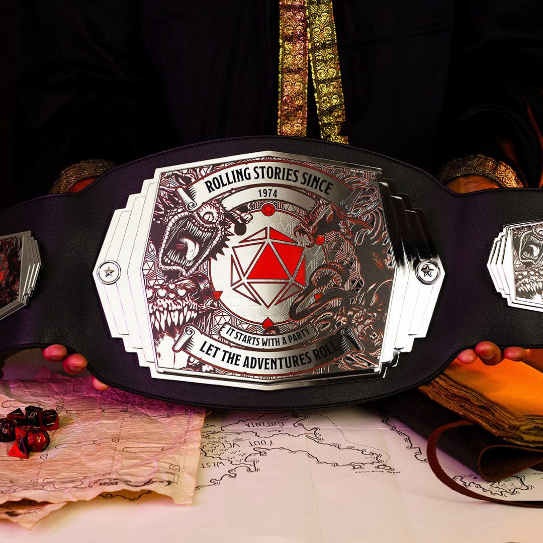 TrophySmack Rolling Stories D&D Campaign Completion Belt