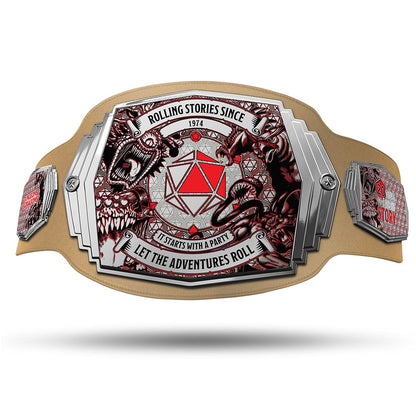 TrophySmack Rolling Stories D&D Campaign Completion Belt