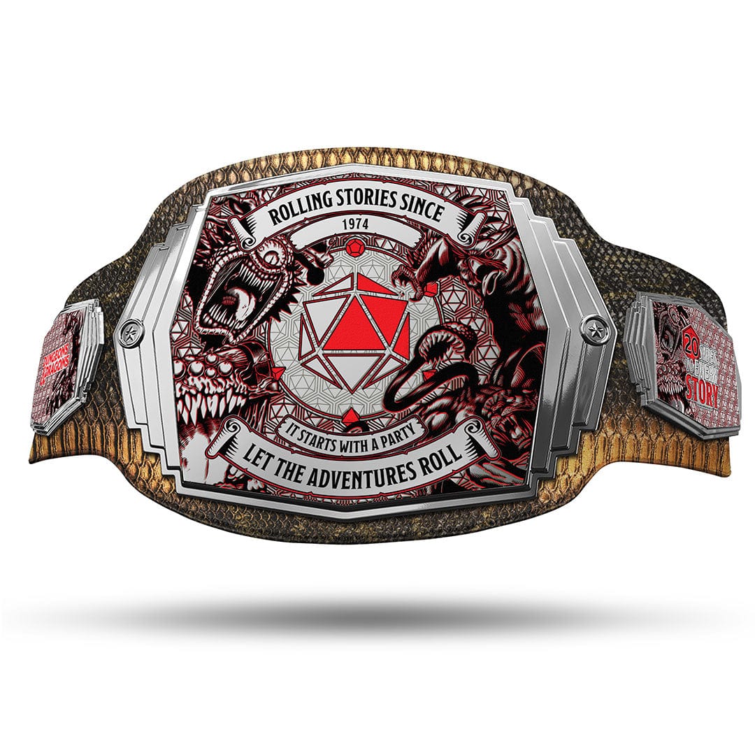 TrophySmack Rolling Stories D&D Campaign Completion Belt