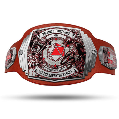TrophySmack Rolling Stories D&D Campaign Completion Belt