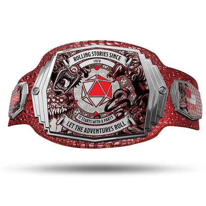 TrophySmack Rolling Stories D&D Campaign Completion Belt