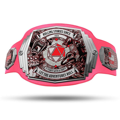 TrophySmack Rolling Stories D&D Campaign Completion Belt