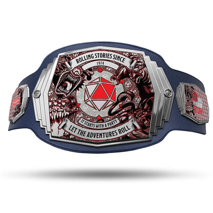 TrophySmack Rolling Stories D&D Campaign Completion Belt