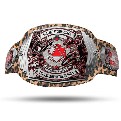 TrophySmack Rolling Stories D&D Campaign Completion Belt