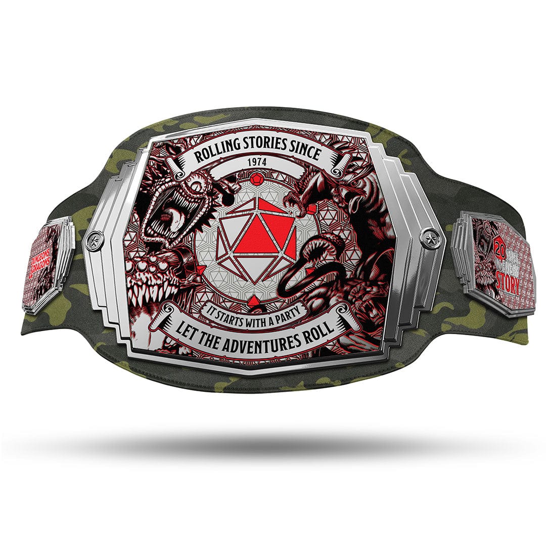 TrophySmack Rolling Stories D&D Campaign Completion Belt