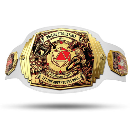 TrophySmack Rolling Stories D&D Campaign Completion Belt