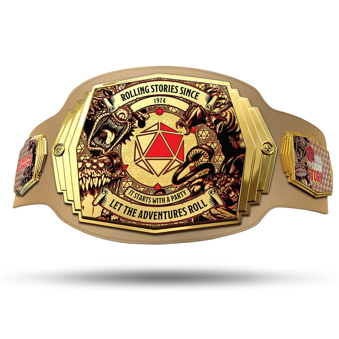TrophySmack Rolling Stories D&D Campaign Completion Belt