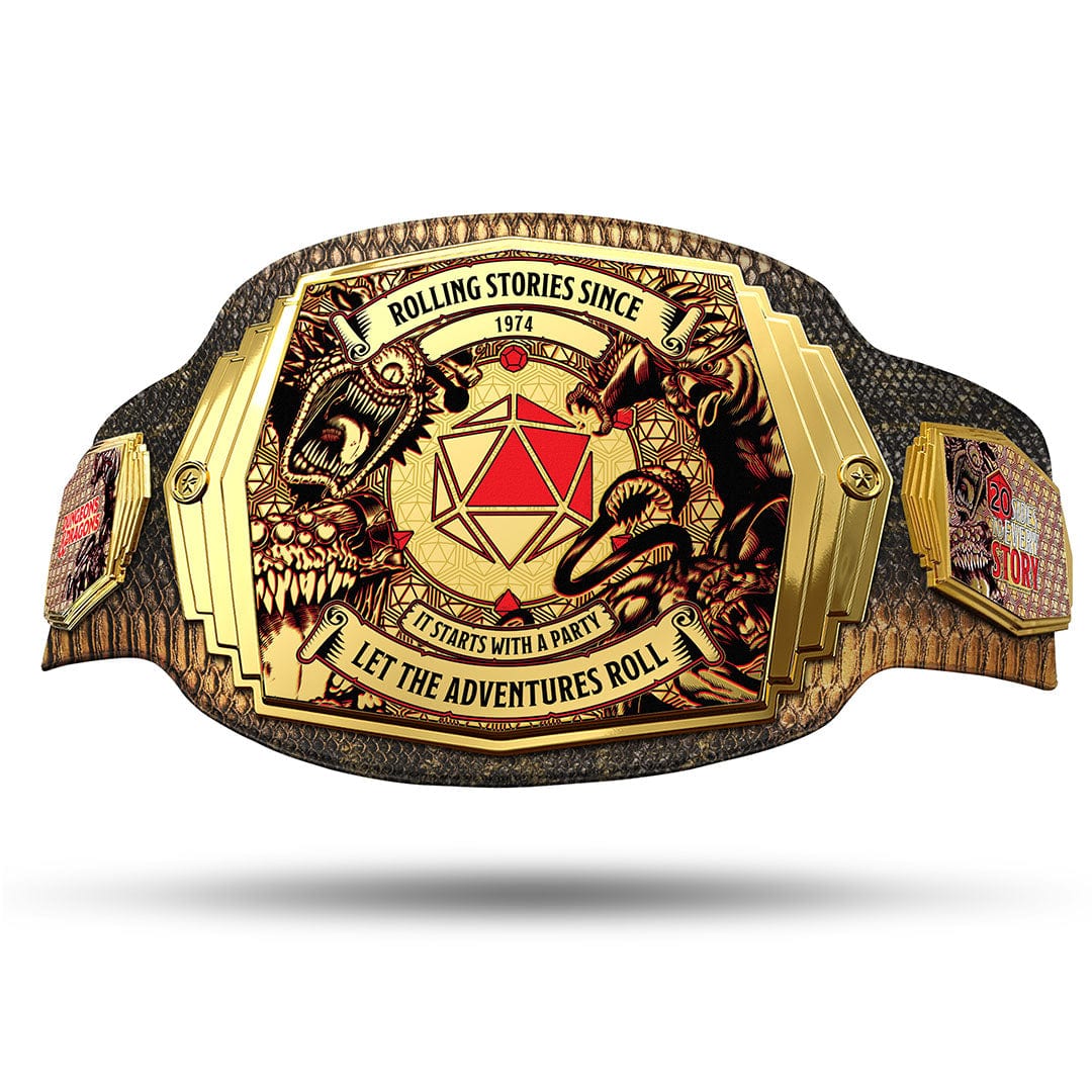 TrophySmack Rolling Stories D&D Campaign Completion Belt
