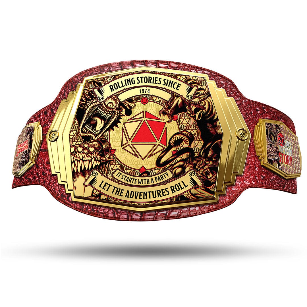 TrophySmack Rolling Stories D&D Campaign Completion Belt
