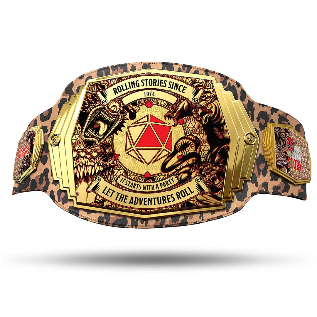 TrophySmack Rolling Stories D&D Campaign Completion Belt