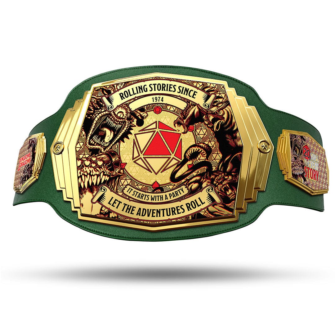 TrophySmack Rolling Stories D&D Campaign Completion Belt