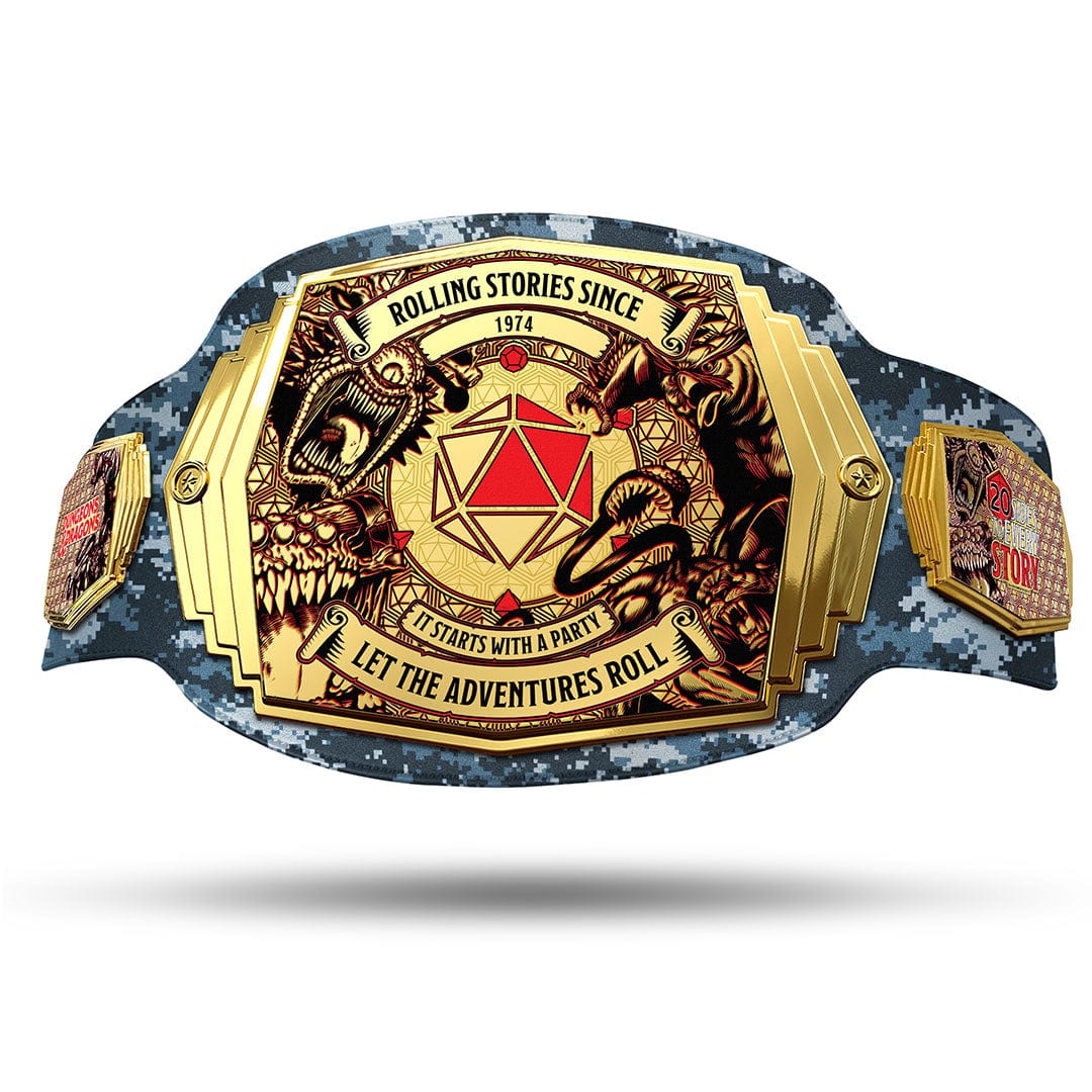 TrophySmack Rolling Stories D&D Campaign Completion Belt