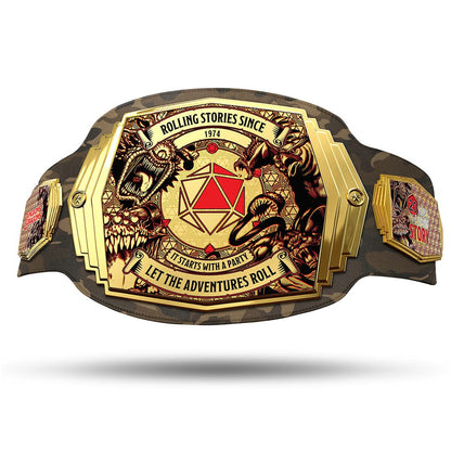 TrophySmack Rolling Stories D&D Campaign Completion Belt