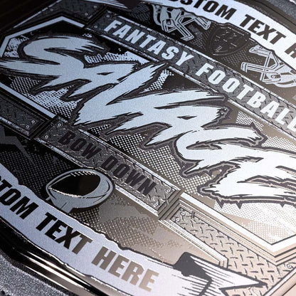 TrophySmack Savage 6lb Fantasy Football Championship Belt