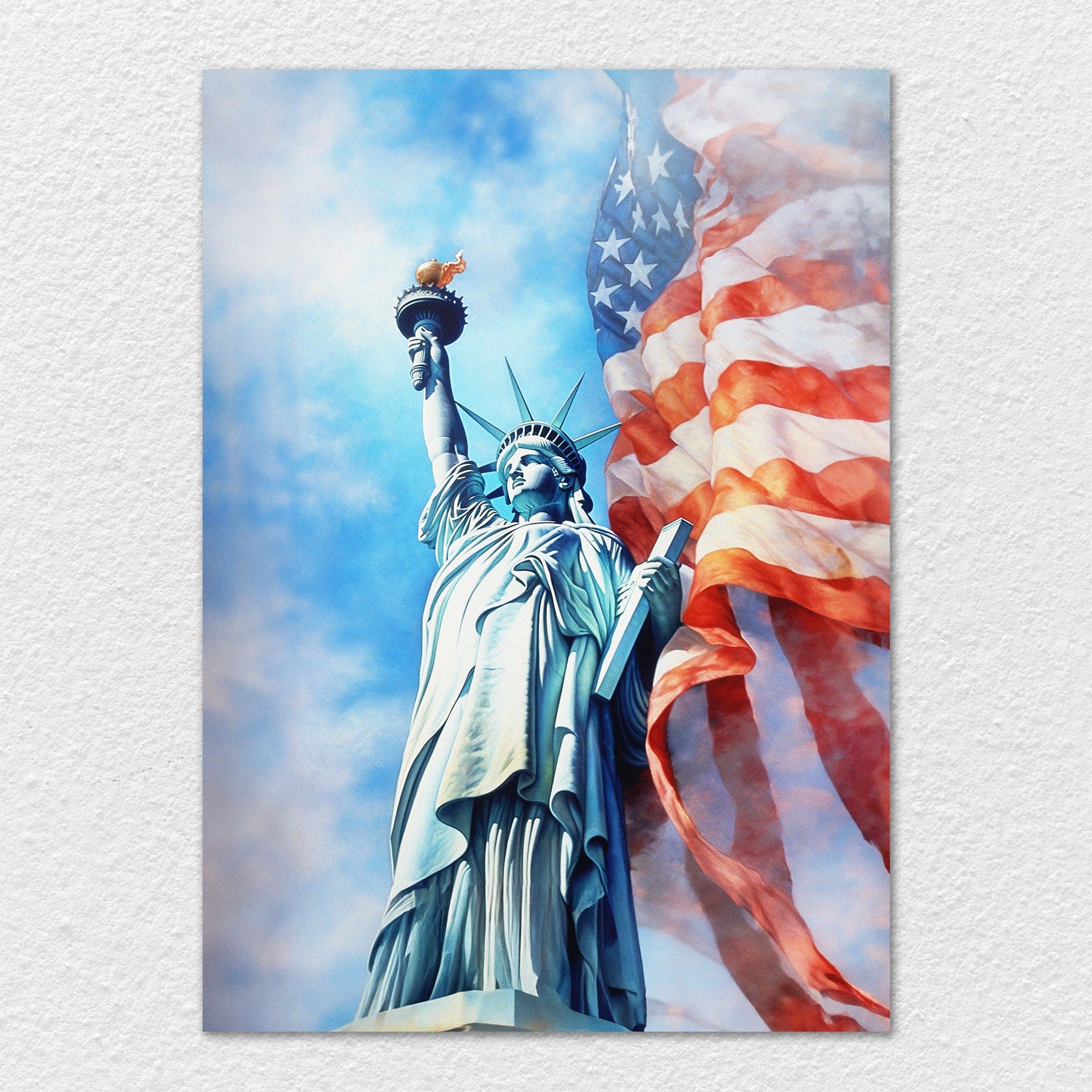 Statue of Liberty Metal Wall Art TrophySmack
