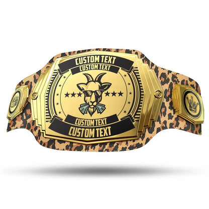 TrophySmack The G.O.A.T. 6lb Customizable Championship Belt