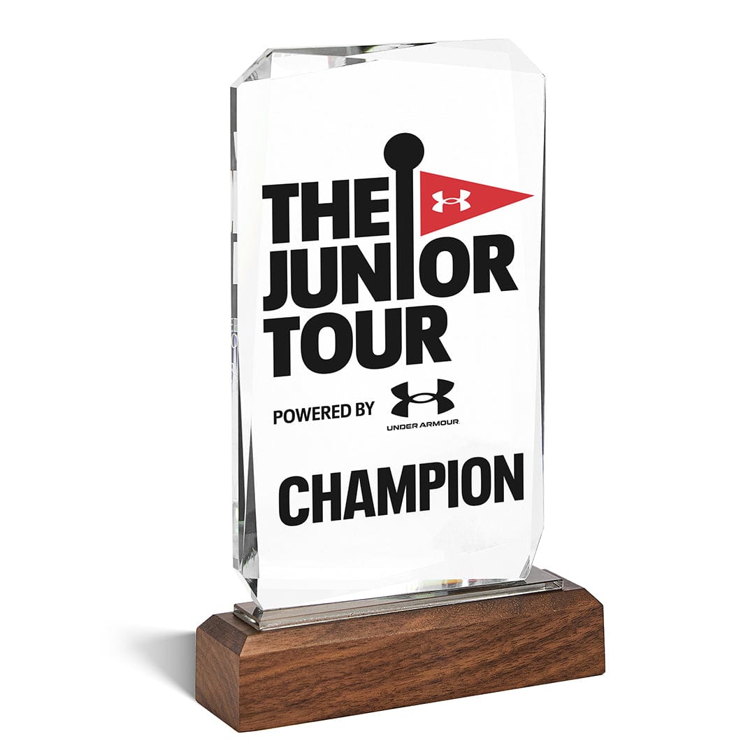 TrophySmack The Junior Tour  Rainier Crystal Award