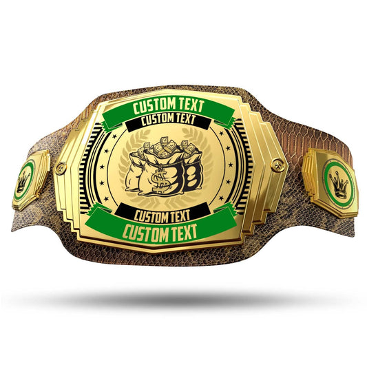 TrophySmack Top Salesman 6lb Customizable Championship Belt