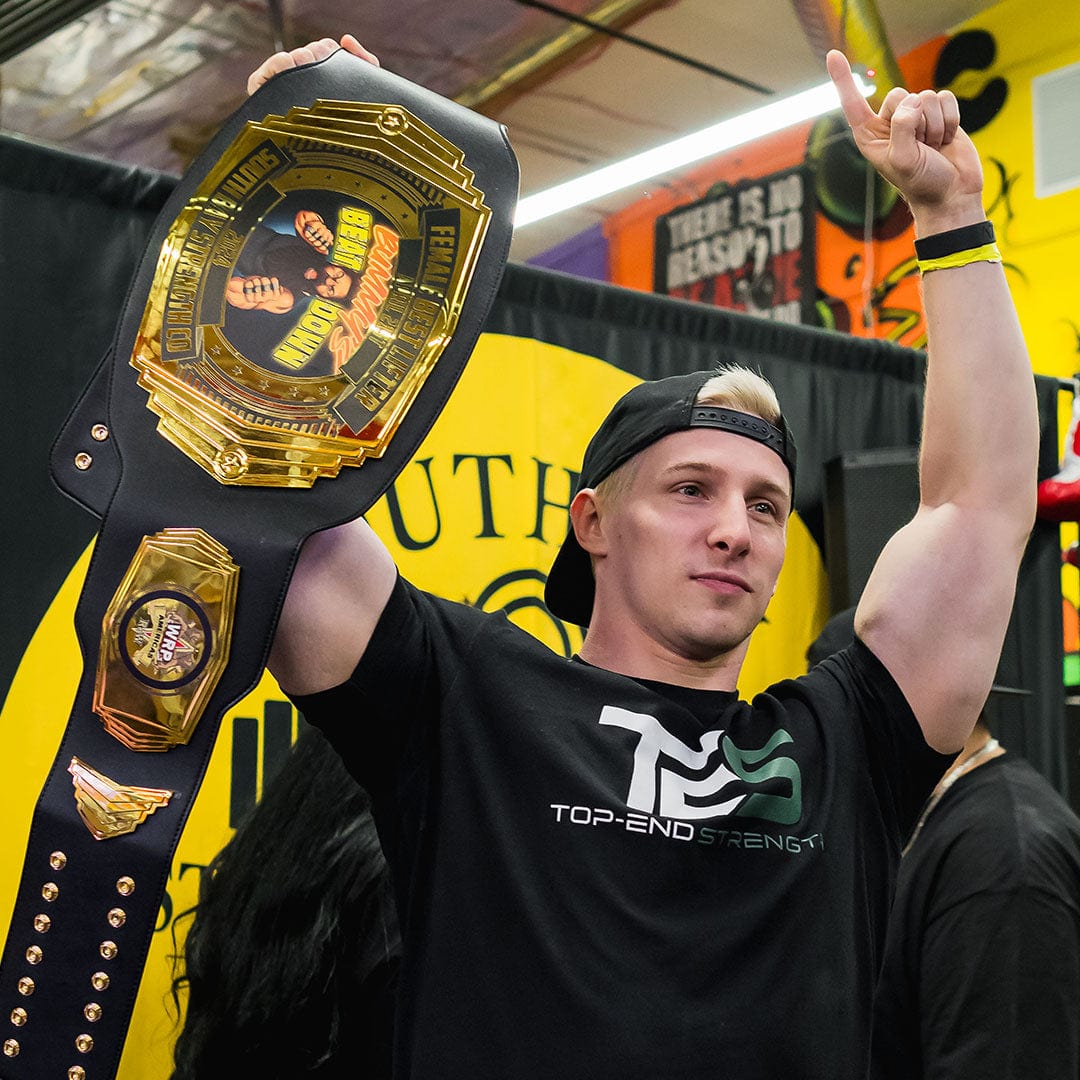 Top Salesman 6lb Customizable Championship Belt - Silver / Black ...