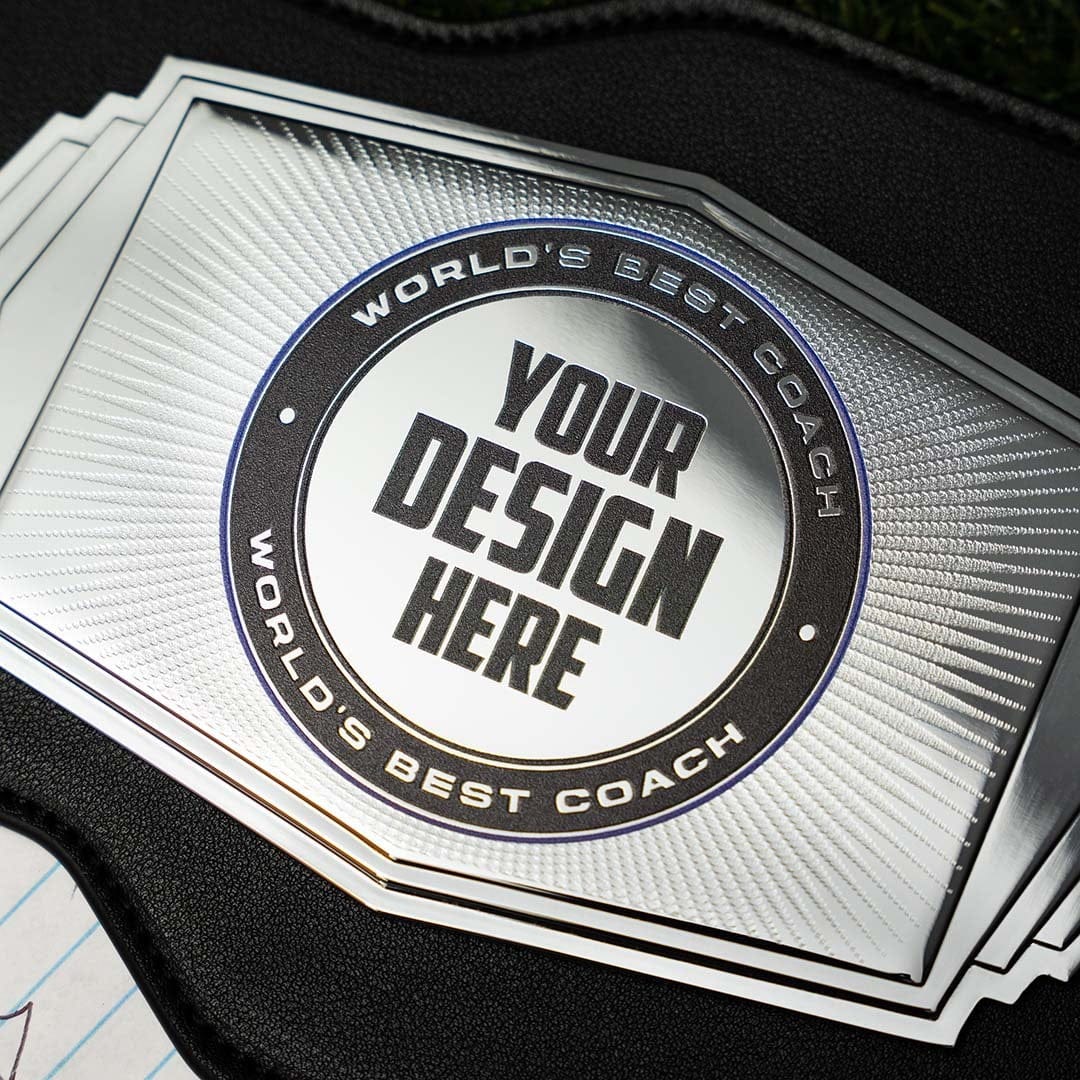 TrophySmack Ultimate Coach 6lb Custom Championship Belt