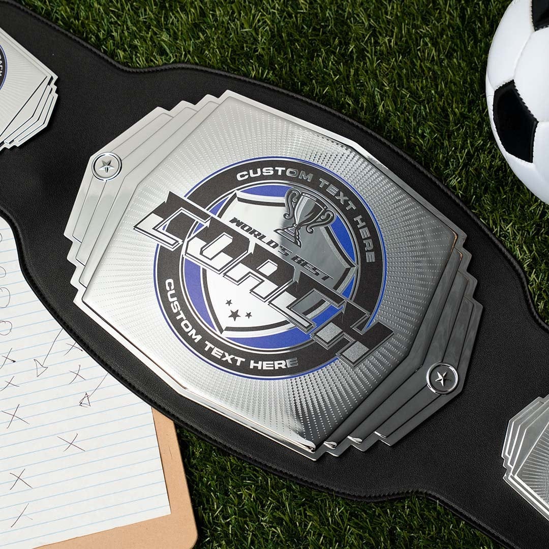 TrophySmack Ultimate Coach 6lb Custom Championship Belt