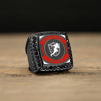 TrophySmack Ultimate Custom Championship Ring - Gunmetal