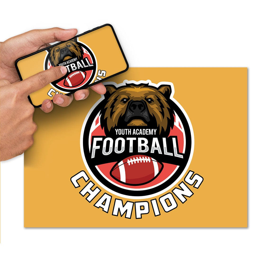 Upload Your Own Horizontal Metal Wall Art TrophySmack